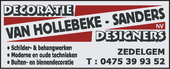 Van Hollebeke-Sanders Decoratie, Zedelgem